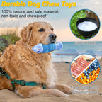 Tough Dog Toys for Aggressive Chewers, Indestructible Dog Chewers for Medium & Large Breeds,Squeaky Durable Chew Toys to Keep Them Busy, Reduce Boredom, Teeth Cleaning, Bacon Flavor