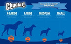 Chuckit Max Glow Dog Ball – Glow-in-the-Dark Rubber Fetch Toy for Dogs