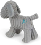 Petface Freddi Cord Plush Squeaky Puppy Toy – Soft Textured Dog Toy for Puppies & Small Dogs
