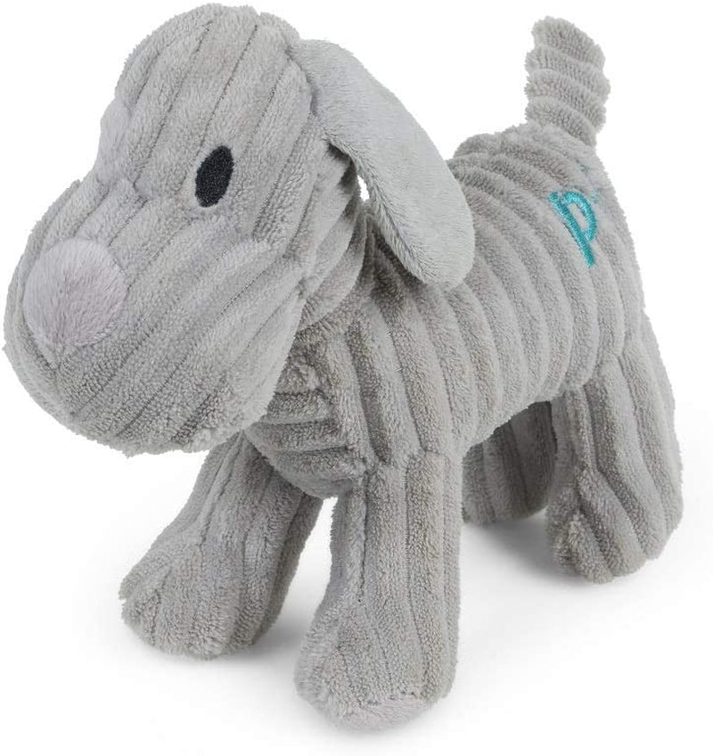 Petface Freddi Cord Plush Squeaky Puppy Toy – Soft Textured Dog Toy for Puppies & Small Dogs