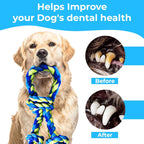 2-Pack Cotton Rope Dog Toys – Durable Tug-of-War Chew Toys for Large Dogs & Aggressive Chewers