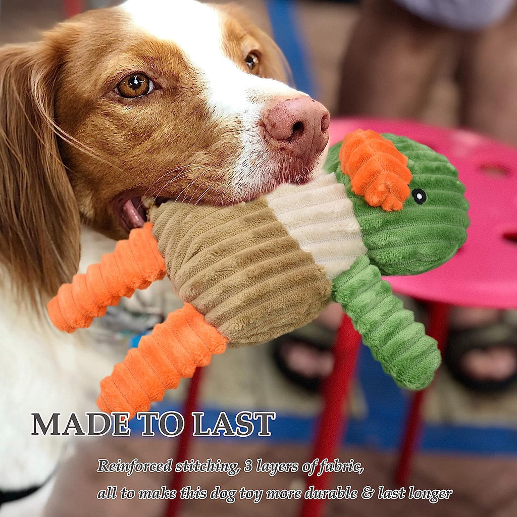 5-Pack Squeaky Plush Dog Toys Bundle – Soft Stuffed Chew Toys for Small, Medium & Large Dogs