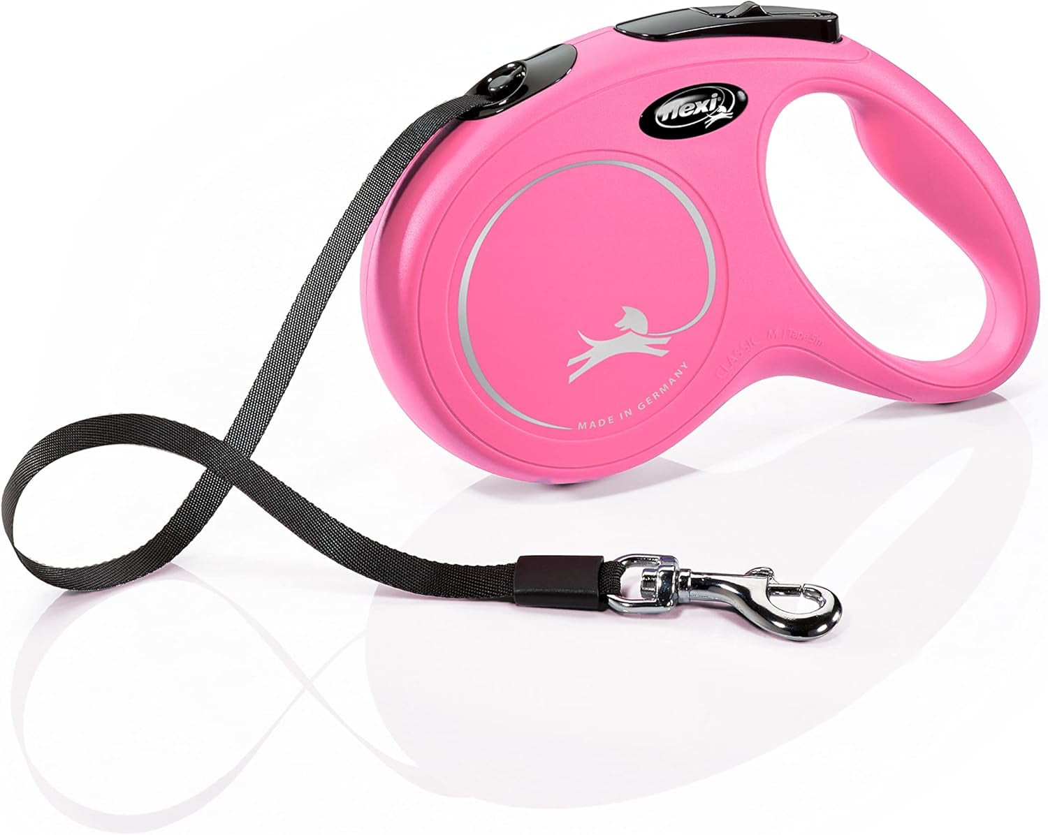 flexi New Classic Retractable Dog Lead – for Small Dogs up to 15kg