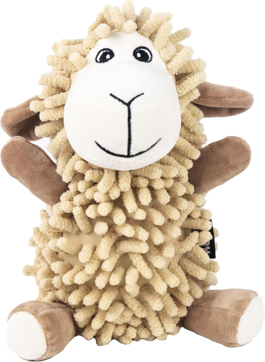 Shelby the Sheep Squeaky Noodle Dog Toy – Super Soft Plush Toy for Puppies & Small Dogs