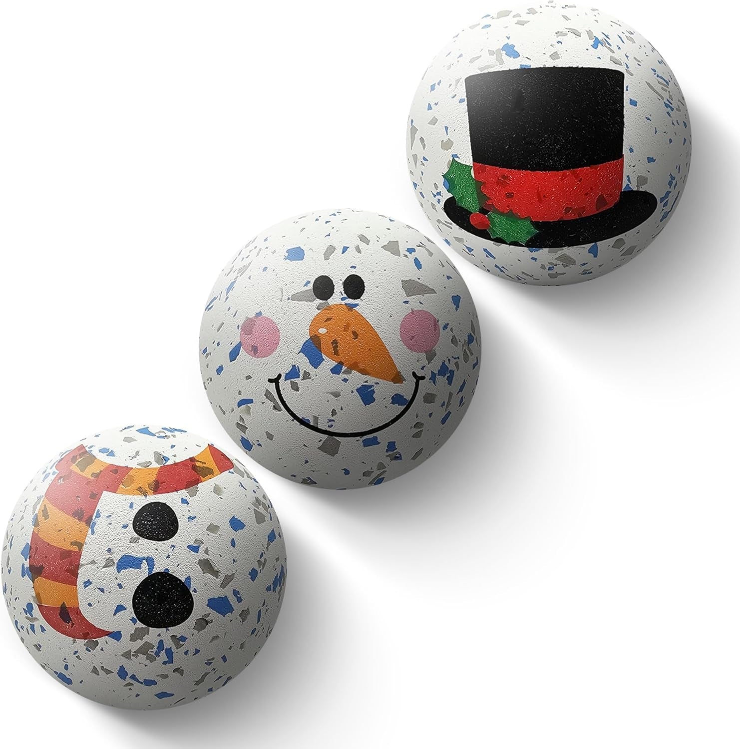 SPORTSPET High Bounce Natural Rubber Dog Balls