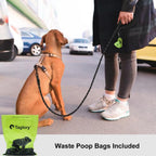 Rope Dog Lead with Padded Handle – 1.2M Reflective Climbing Rope Leash for Small Dogs